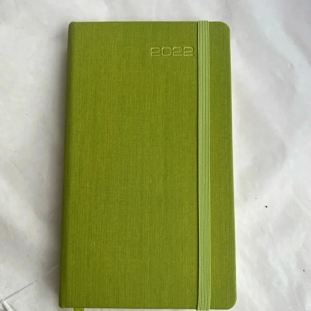 Fabio Richi  Weekly Diary Planner Notebook Journal Hard Cover Pocket Neon